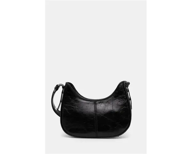 Answear Lab poseta de piele culoarea negru