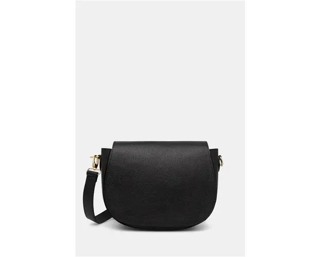 Answear Lab poseta de piele culoarea negru