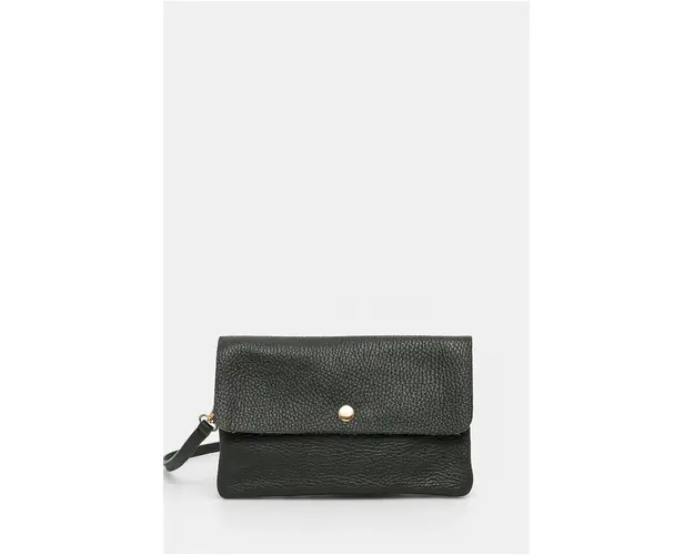 Answear Lab poseta piele culoarea verde