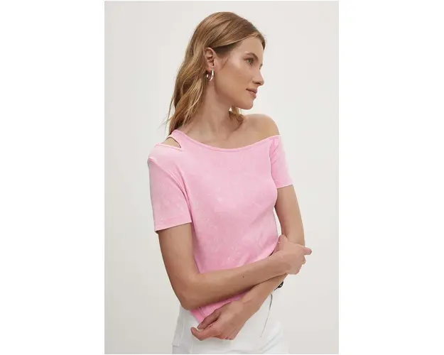 Answear Lab tricou femei, culoarea roz