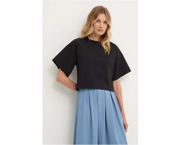 Answear Lab bluza culoarea negru, neted
