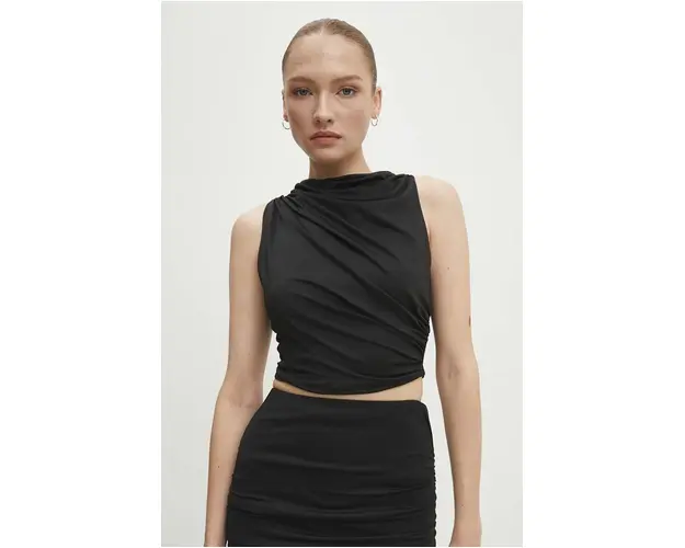 Answear Lab top femei, culoarea negru