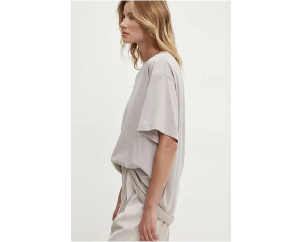 Answear Lab tricou femei, culoarea gri