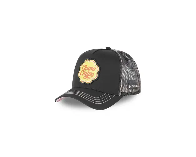 Capslab sapca Chupa Chups culoarea negru, cu imprimeu