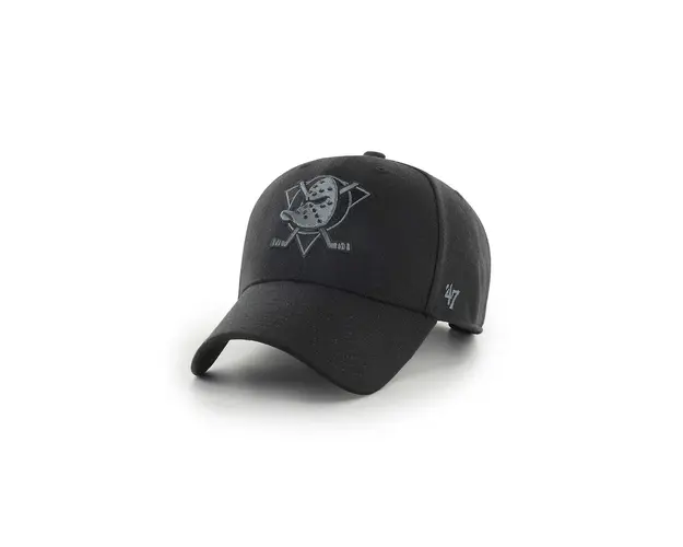 47brand sapca NHL Anaheim Ducks culoarea negru, cu imprimeu H-MVPSP25WBP-BKG