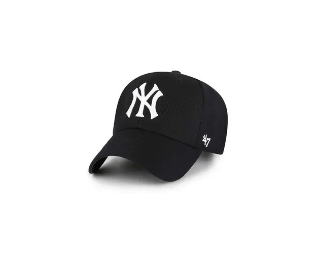 47brand sapca MLB New York Yankees culoarea negru, cu imprimeu B-MVPSP17WBP-BKW