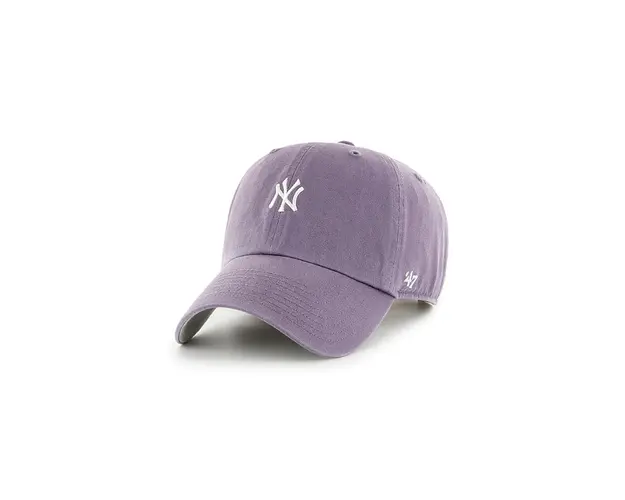 47brand sapca Mlb New York Yankees culoarea violet, cu imprimeu