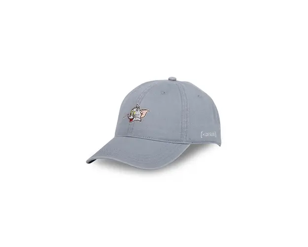 Capslab sapca de baseball din bumbac Tom and Jerry culoarea gri, cu imprimeu, CL/TAJ4/1/CD/CAT