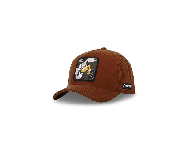 Capslab sapca de baseball din bumbac x Looney Tunes culoarea maro, cu imprimeu, CL/LOO10/1/PCT/BD2