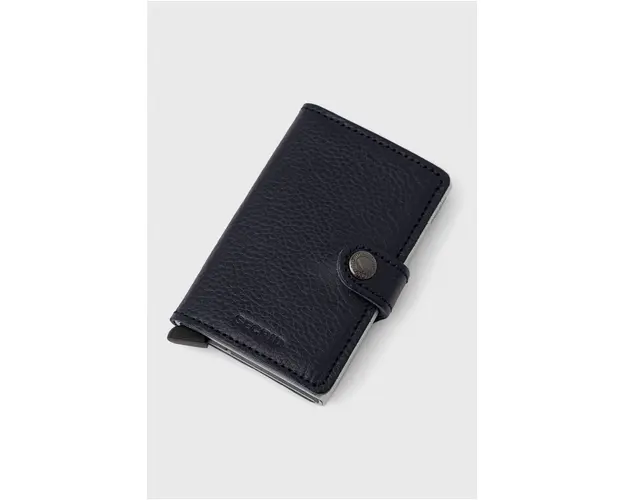Secrid Portofel de piele femei, culoarea bleumarin MVG.NAVY.SILVER-Navy.Silve