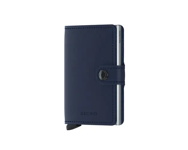 Secrid portofel de piele M.Navy-Navy