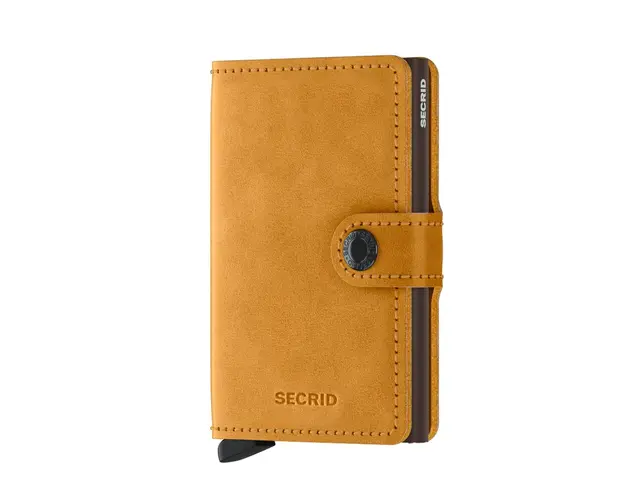 Secrid portofel de piele MV.Ochre-Ochre