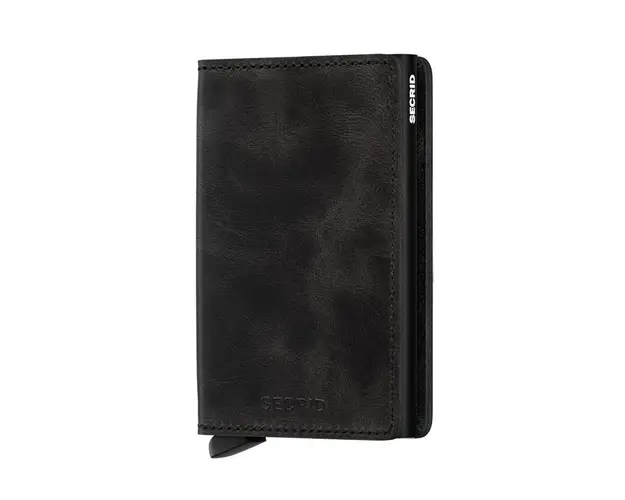 Secrid portofel de piele SV.Black-Black