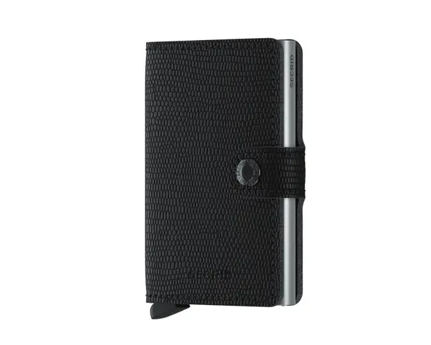 Secrid Portofel de piele culoarea negru