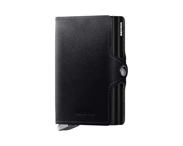 Secrid portofel de piele culoarea negru, TDu-Black