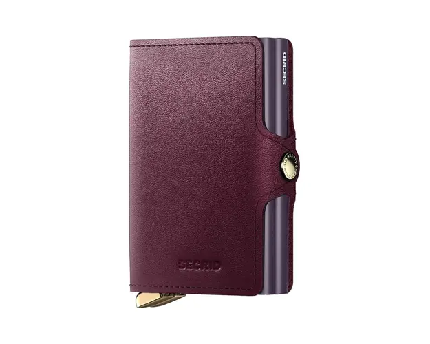 Secrid portofel de piele culoarea bordo, TDu-Bordeaux