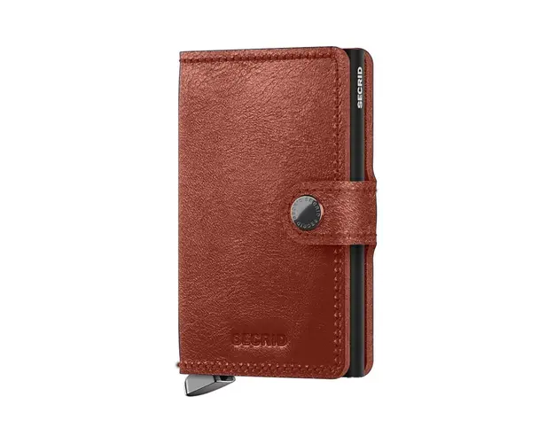 Secrid portofel de piele culoarea maro, MBc-Brown