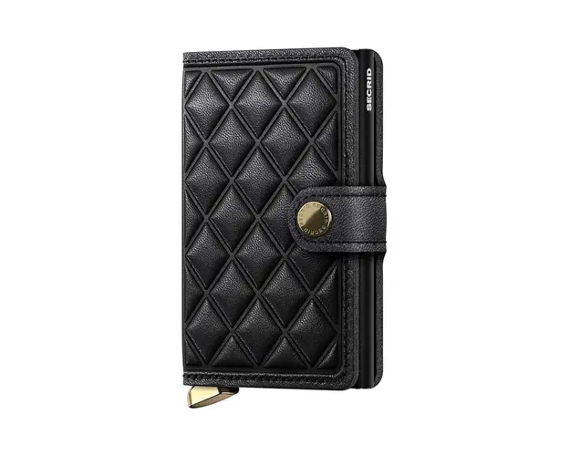 Secrid portofel de piele culoarea negru, MEd-Black