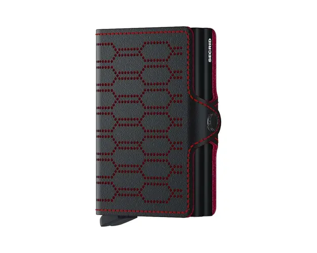 Secrid portofel culoarea rosu, TFu-Black-Red