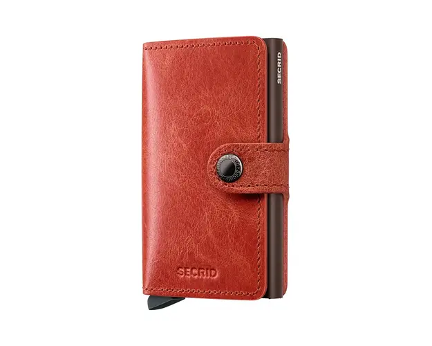 Secrid portofel de piele culoarea portocaliu, MV-Orange