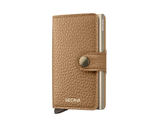 Secrid portofel de piele culoarea bej, MPe-Cappuccino