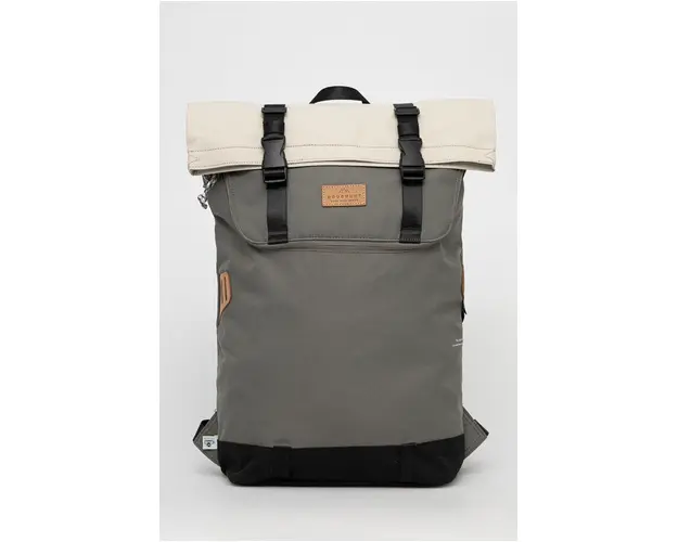Doughnut rucsac culoarea gri, mare, neted