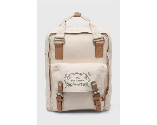 Doughnut rucsac Macaroon Sweetened Fantasy culoarea bej, mare, cu imprimeu, D010SF-0011