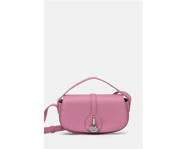 Silvian Heach poseta de piele TOLEDO culoarea roz, RCP25009BO
