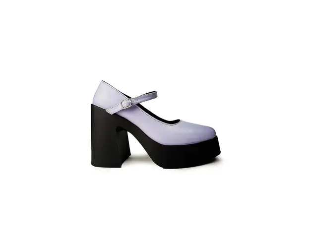 Altercore pumps Darkenda culoarea violet, cu toc drept