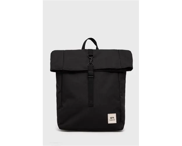 Lefrik rucsac culoarea negru, mare, neted