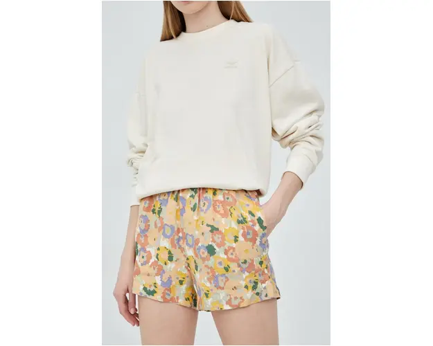 RVCA pantaloni scurti din in femei, modelator, high waist