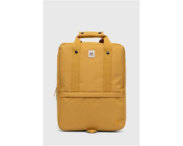 Lefrik rucsac culoarea galben, mic, neted