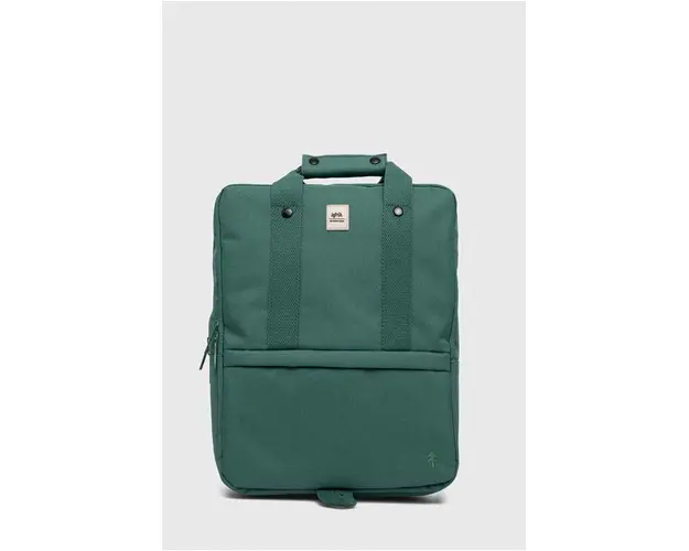 Lefrik rucsac culoarea verde, mic, neted