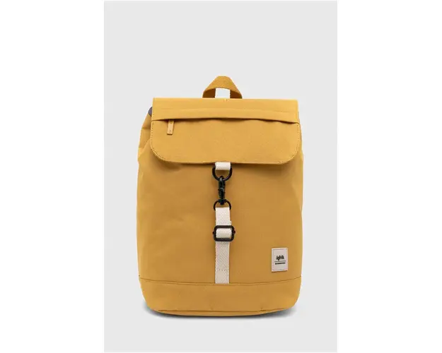 Lefrik rucsac culoarea galben, mare, neted