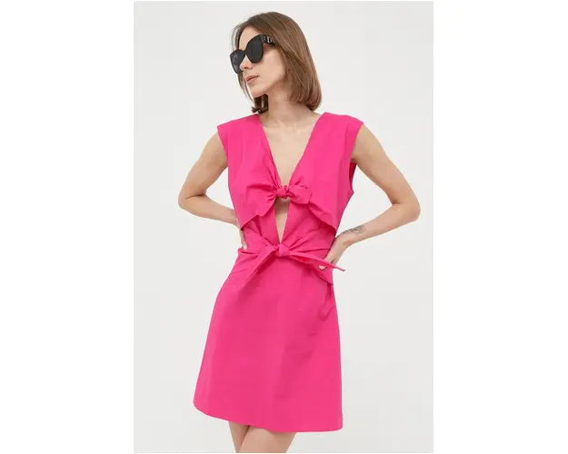 Silvian Heach rochie culoarea violet, mini, drept
