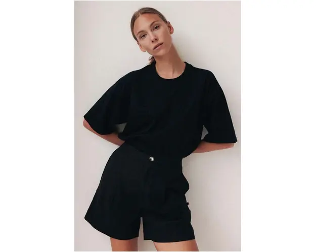 MUUV. tricou din bumbac READY TO WEAR culoarea negru