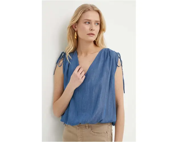 Silvian Heach bluza femei, neted
