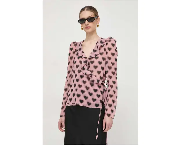 Silvian Heach bluza femei, culoarea roz, modelator