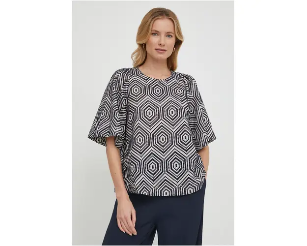 Seidensticker bluza femei, culoarea bej, modelator