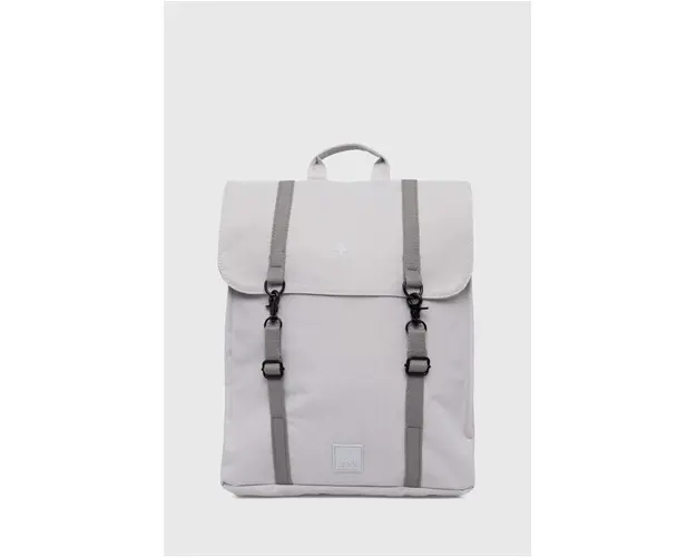 Lefrik rucsac HANDY STRIPES culoarea gri, mare, neted
