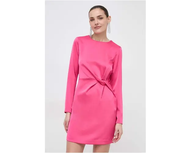 Silvian Heach rochie culoarea roz, mini, drept