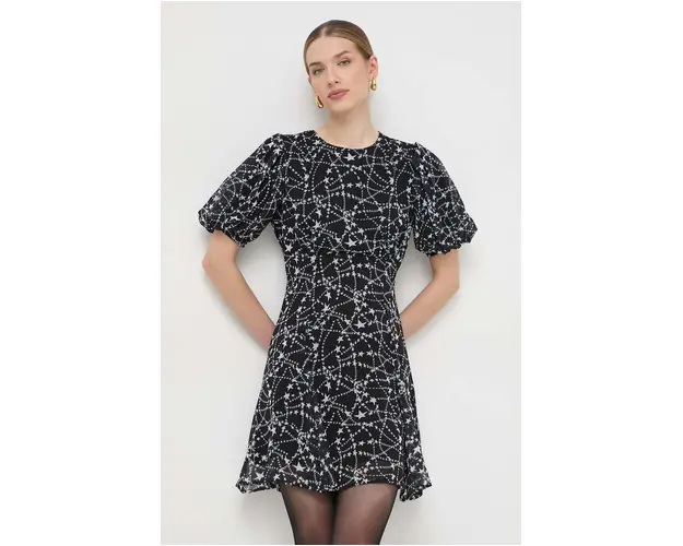 Silvian Heach rochie culoarea negru, mini, evazati