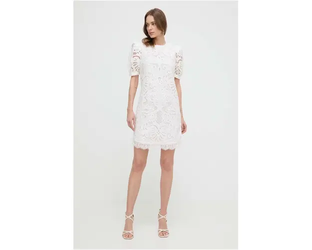 Silvian Heach rochie culoarea alb, mini, mulata