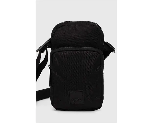 Lefrik borseta AMSTERDAM STRIPES culoarea negru