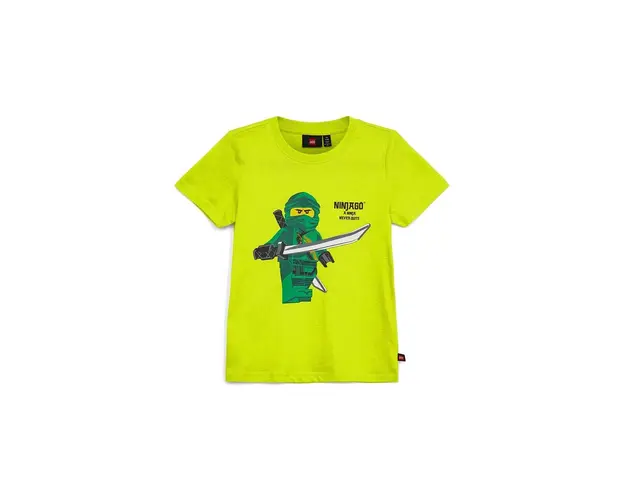Lego tricou de bumbac pentru copii culoarea galben, cu imprimeu
