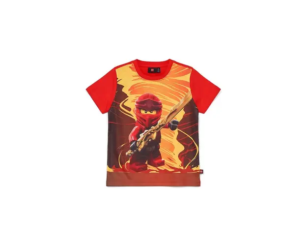 Lego tricou de bumbac pentru copii culoarea rosu, cu imprimeu
