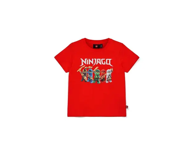 Lego tricou de bumbac pentru copii culoarea rosu, cu imprimeu