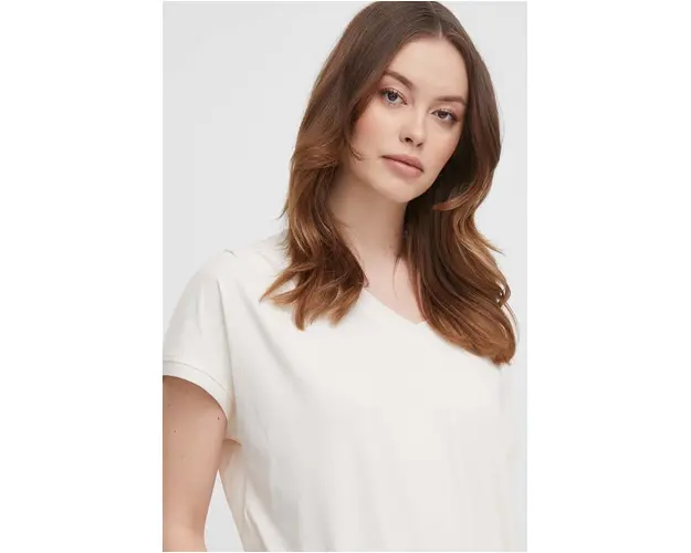 Mos Mosh tricou femei, culoarea bej