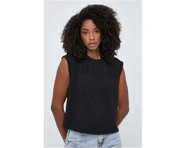 Silvian Heach top femei, culoarea negru