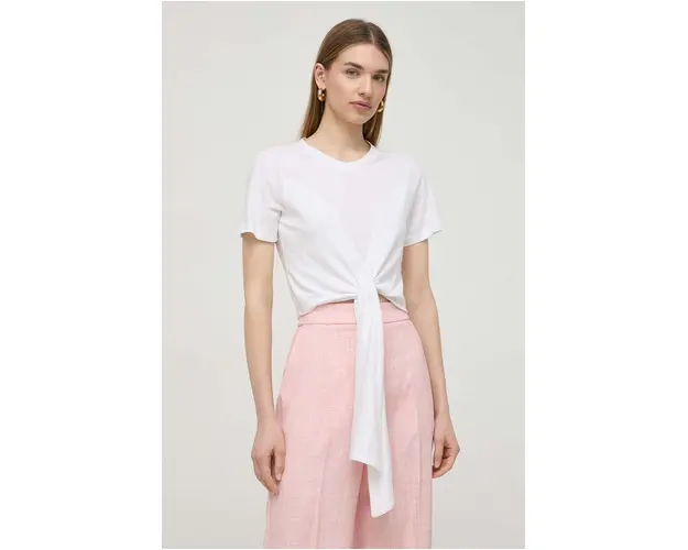 Silvian Heach tricou femei, culoarea alb